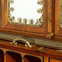 Regency kneehole bureau cabinet