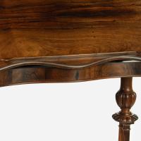 early Victorian rosewood reading table