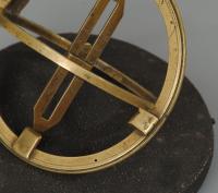 18th Century Brass Ring Dial in A Fishskin Case
