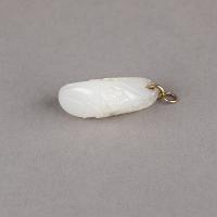 Chinese white jade pendant
