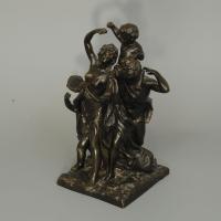 19th Century Bronze Group with Baccus, Maidens and Putti