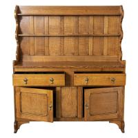 Limed Oak Dresser By Ambrose Heal, England Circa 1910