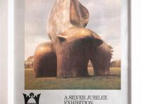 Signed Henry Moore poster
