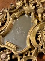 A Pair of 19th Century Italian Giltwood Mirrors