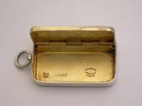 Victorian Silver Gilt  Trick Opening Vesta Case