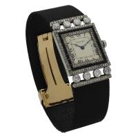 Cartier Platinum, Diamond and Onyx Cocktail Watch. Circa 1920
