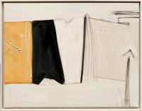 Sir Terry Frost, Black, White and Ochre Figure, 1959