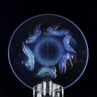 Early 20th Century glass plate entitled "Ondines" by René Lalique