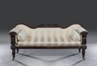 Pair of 19th Century Rosewood Sofas - sofa 2 front