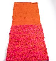 Colourful 1980s linen wall hanging by Edward Baran