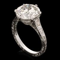 Old European Brilliant Cut Diamond Ring