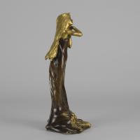 Early 20th Century bronze entitled “Jeune Femme” by C Peyre