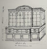 18th Century Bookcase - sketch