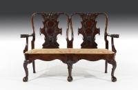 Chairback Settee Attributed to James Hicks & Sons