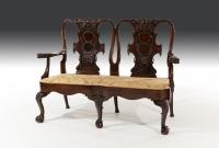 Chairback Settee Attributed to James Hicks & Sons