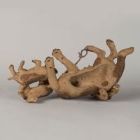 19th Century Swiss 'Black Forest' Carved Dog Group
