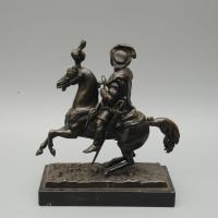 A Bronze Figure of Francois I on Horseback