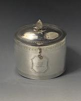 Georgian silver tea caddy Robert Hennell 1792