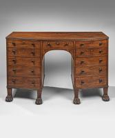Antique Regency mahogany desk
