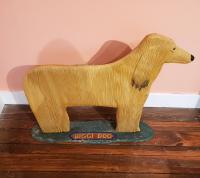 Dog Sculptures, Stephen Huneck, Vermont, Afghan Hounds, Signed and Dated 1991
