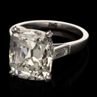 Hancocks 8.88ct Old Mine Brilliant Cut Diamond Ring In Platinum Contemporary