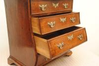 Small Bombe Fronted 18th Century Oak Chest