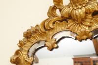 Late 18th Century Continental Carved Gilt Wood Mirror