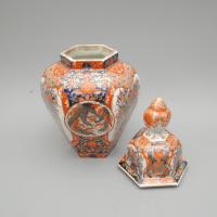 Japanese Imari Lidded Vases