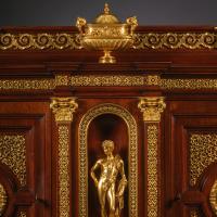 A Gilt-Bronze Mounted Credence, Designed By Edouard Lievre, Attributed To Paul Sormani