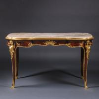 Belle Epoque Gilt-Bronze Mounted Parquetry Inlaid Centre Table