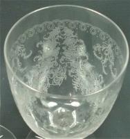 crystal glass champagne goblets