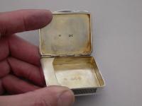 Victorian silver and enamel Vesta Case