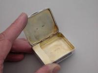 Victorian silver and enamel Vesta Case