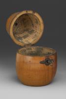 Early 19th Century Fruitwood Tea Caddy in the form of a Pear