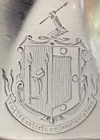 Queen Anne George 1octagonal silver candlesticks 1714/1737 Joseph Bird and John Eckfourd