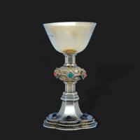 Gothic silver chalice