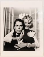 Original photograph of Claudia Schiffer with Cameron Alborzian by Karl Lagerfeld