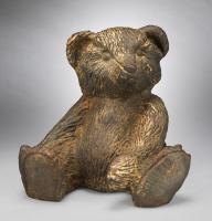 Rare and Charming Doorstop Fashioned as a Seated Teddybear