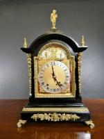 Victorian Ebonised Ting-Tang Chiming Bracket Clock