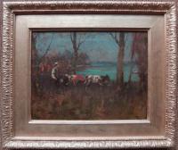 John Reid Murray Oil painting on canvas landscape Scottish