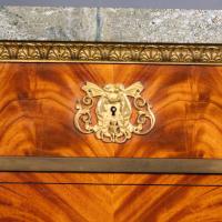 An Empire Style Gilt-Bronze Mounted Marquetry Buffet Cabinet, By François Linke