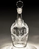 A George III Cut and Engraved Glass Jeroboam Punch Decanter