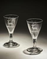 Stag Engraved Glasses