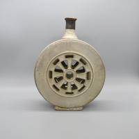 Takatori Ware Pilgrim Bottle Vase