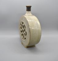 Takatori Ware Pilgrim Bottle Vase