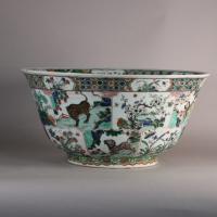 alternative side of massive kangxi bowl
