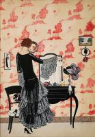 Houpette Et Miroir By Catherine Marioton (1901-1995)