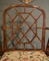 Chinese Chippendale armchair