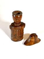 Rare French Officers ‘ship of the line’ Rum Flask