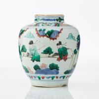 A Chinese Wucai Jar